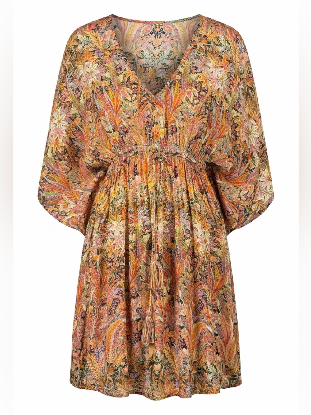 Anthropology Rujuta Sheth NY Handwoven Ikat Kaftan